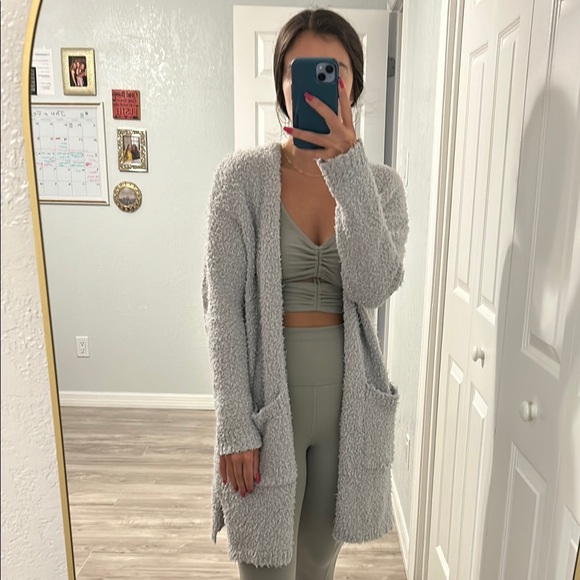 Knit Ice Blue Cardigan